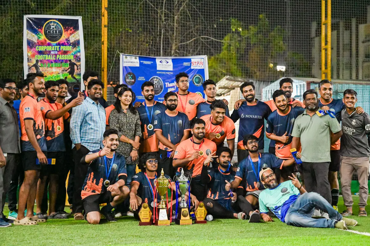Teams and trophies at CELL Edition One, Futxall, Tellapur