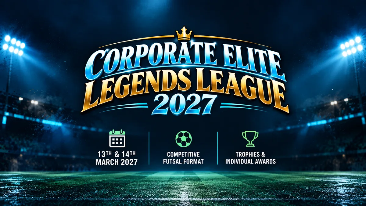 CELL 2027 Corporate Elite Legends League banner